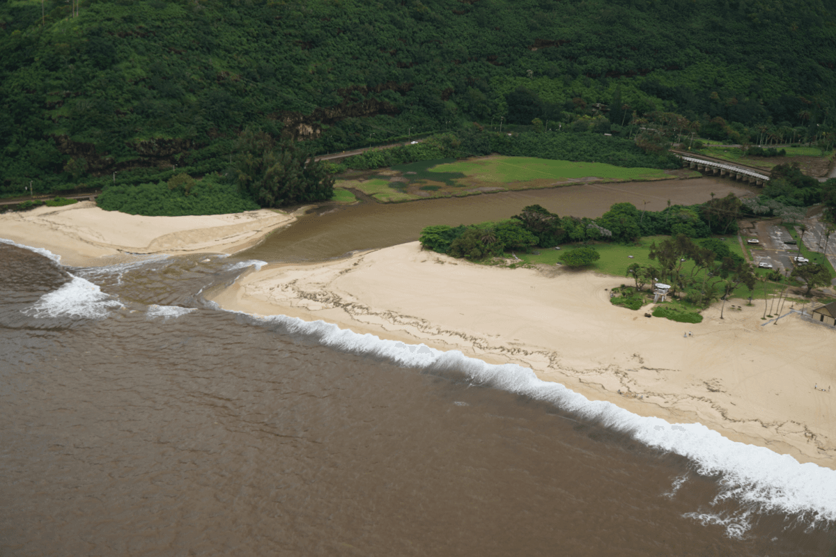 The Honolulu Ocean Safety Department Urges People to Stay Out of the Ocean After Kona Low Storm