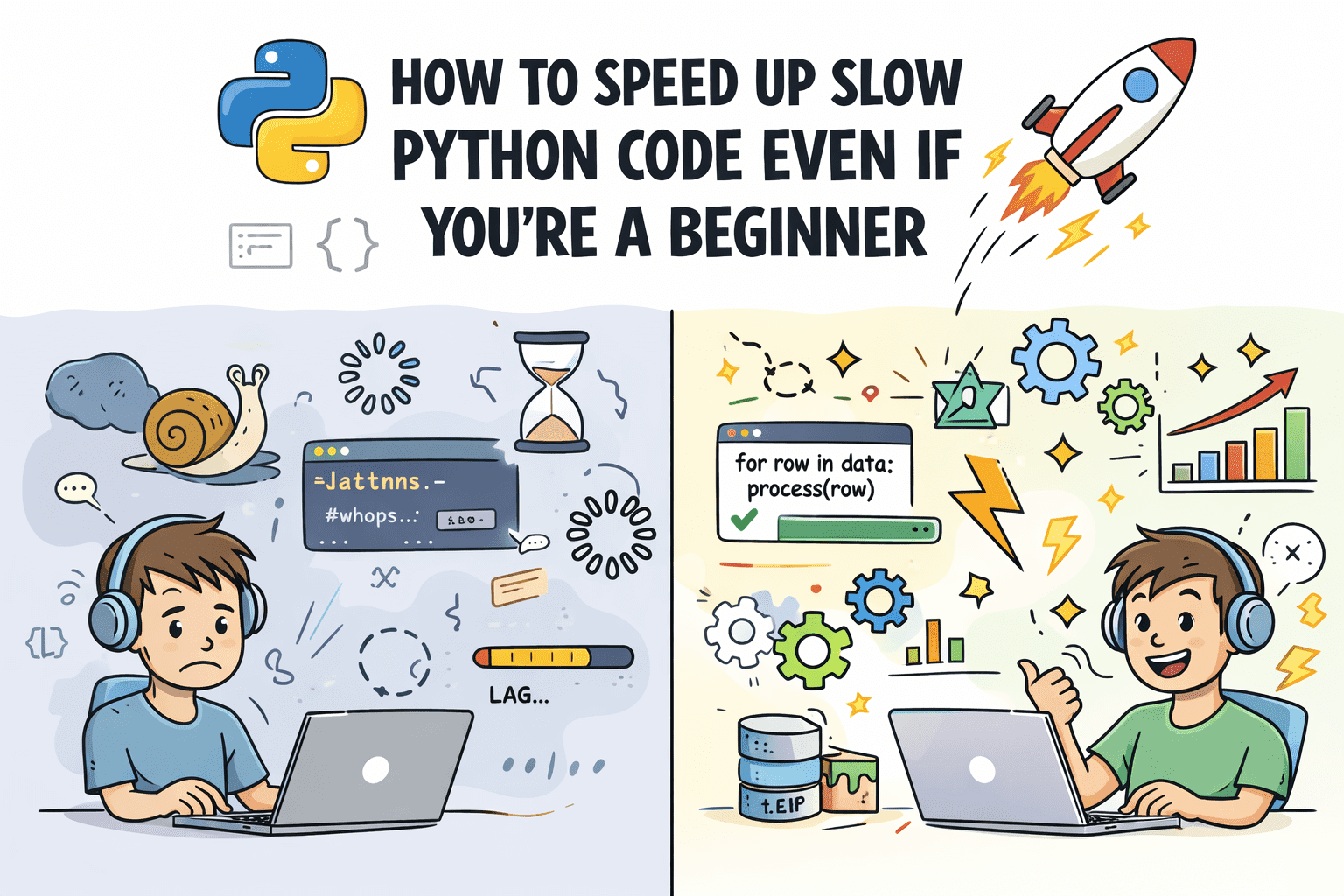 How to Speed Up Slow Python Code Even If You’re a Beginner