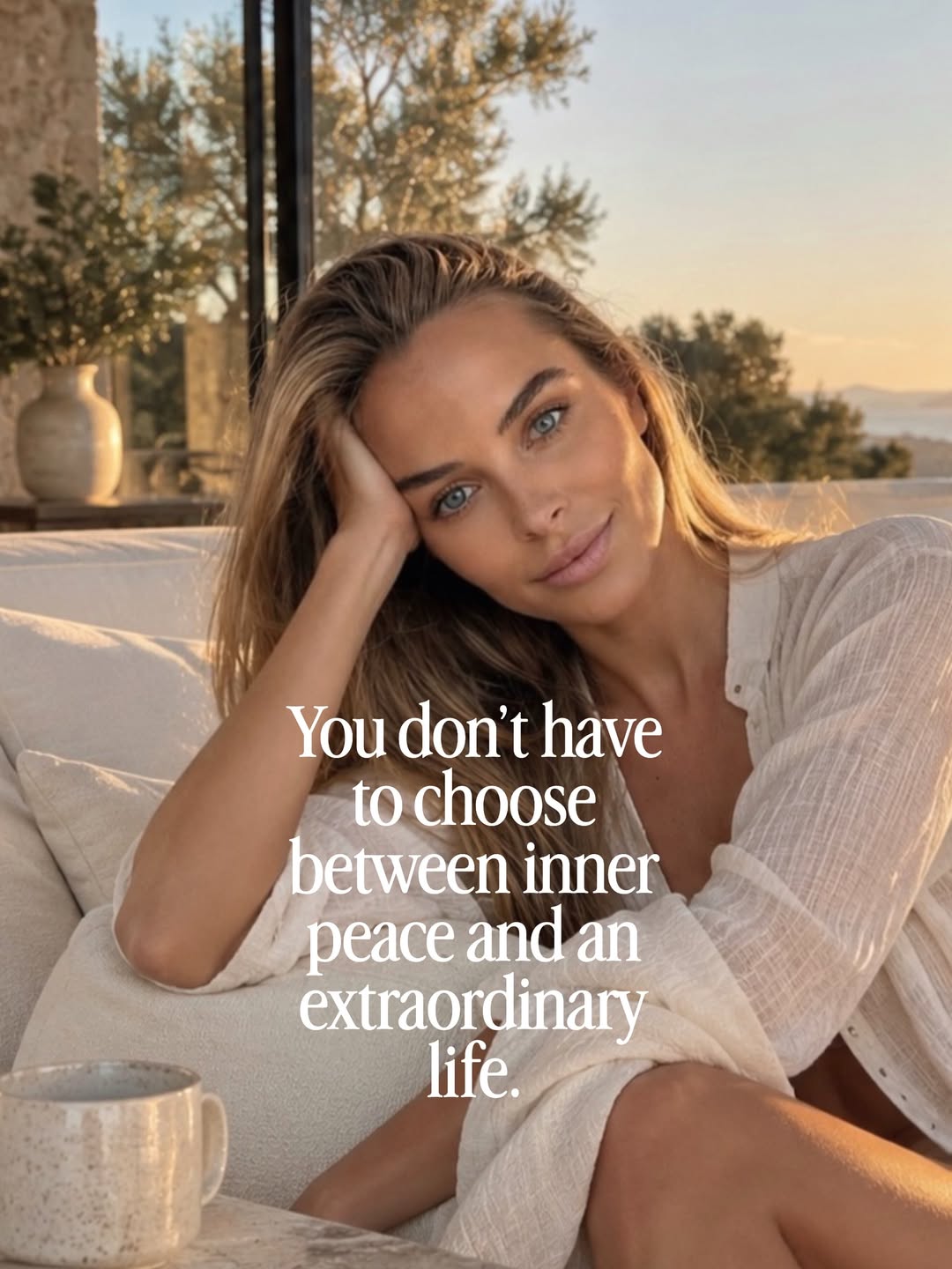 I’ve reached a point in my life where I’m no longer willing to sacrifice my inner peace for anything. Not for a business...